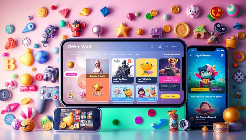 types of rewards in offer walls